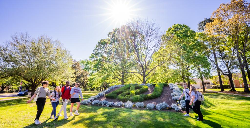 USA students on campus